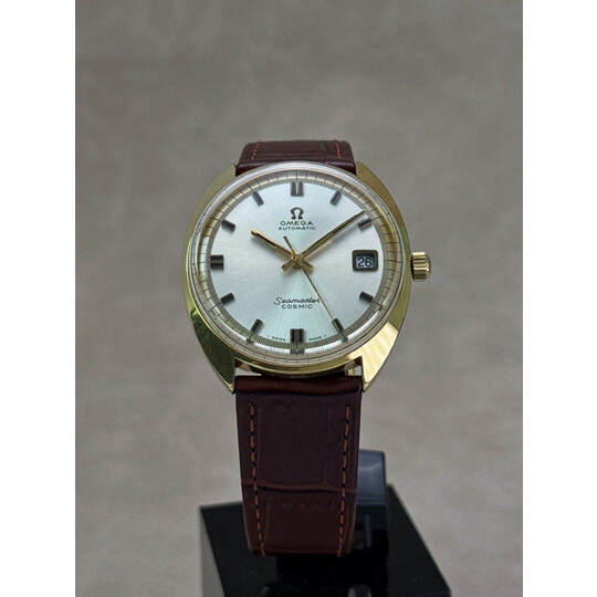 35mm • 1960s Omega Seamaster Cosmic ref.166.026 cal.565 Gold-Plated Automatic